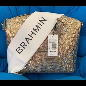Brahmin Duxbury Satchel  Symphony Melbourne       New with tags/Gold Metallic